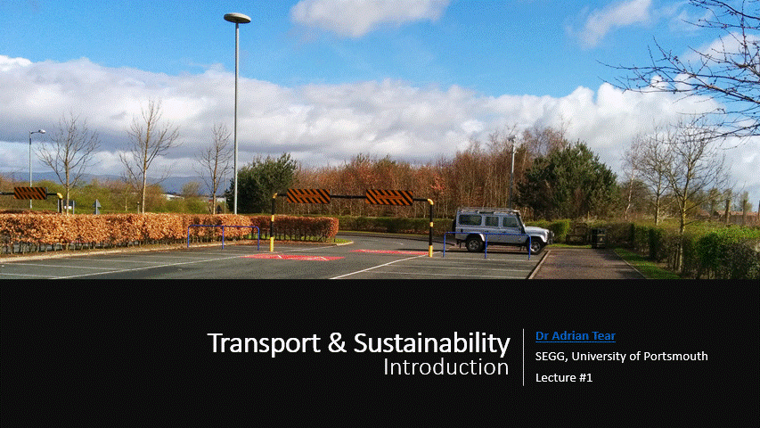 Transport and Sustainability